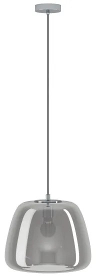 Eglo 39665 - Csillár zsinóron ALBARINO 1xE27/40W/230V átm. 35 cm füstös