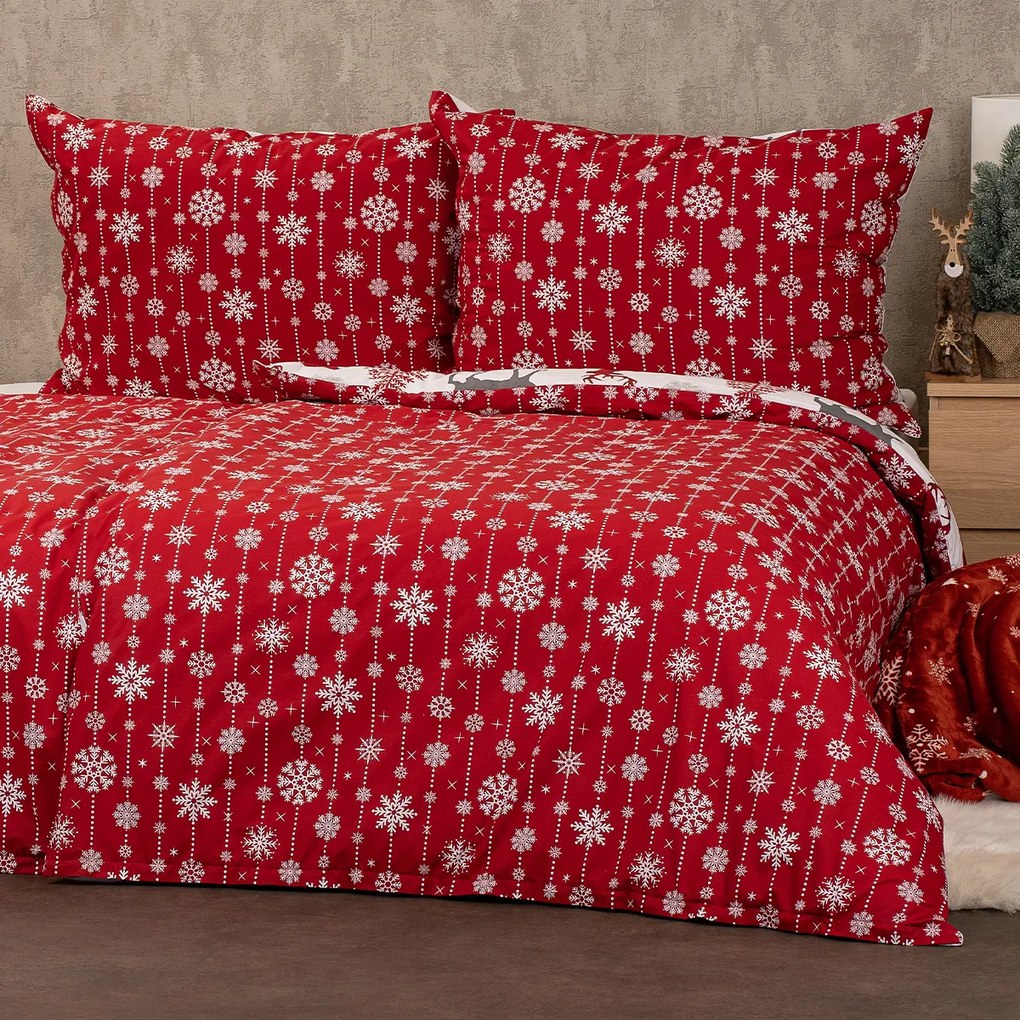 4Home Snow pamut ágyneműhuzat, 140 x 220 cm, 70 x 90 cm