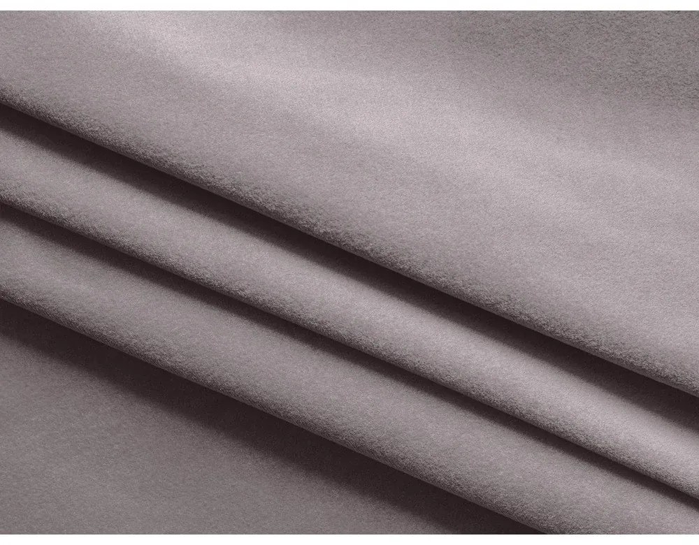 Levendula színű bársony kinyitható-tárolóhelyes kanapé 225 cm Hula – Makamii