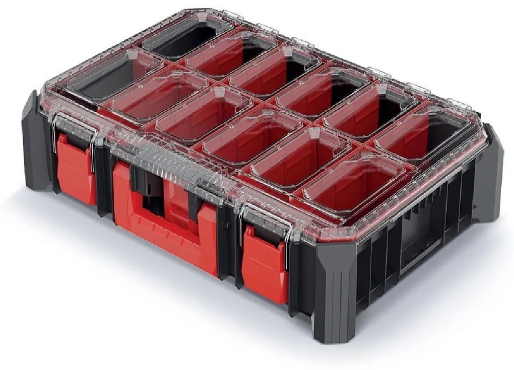 Kistenberg Szervező X BLOCK BRIDGE osztókkal fekete 54,3x36,8x12,2cm 54,3x36,8x12,2cm