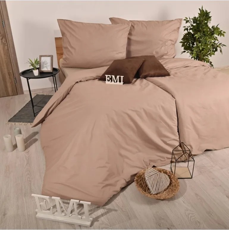 EMI Latte pamut ágyneműhuzat, A standard egyszemélyes ágy szett tartalma: 1x 140x200 + 1x 70x90