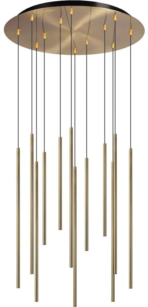 Ideal Lux - LED Csillár zsinóron FILO LED/25W/230V réz