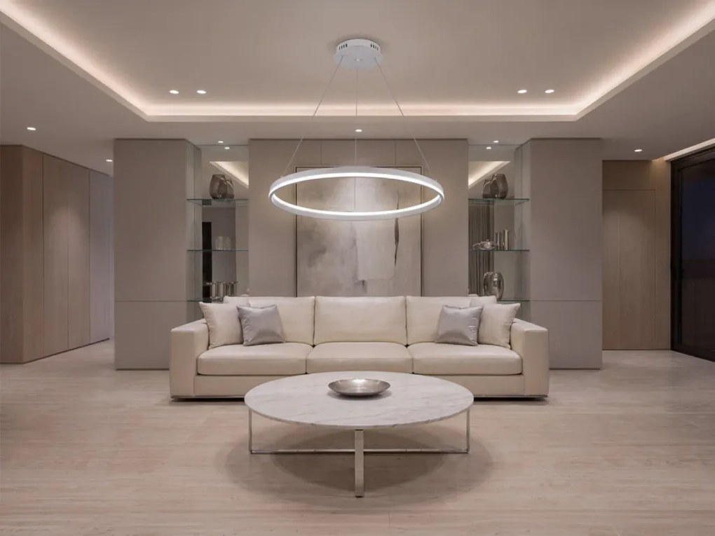 LED függesztett lámpa + távirányító 80 W – J4393/W