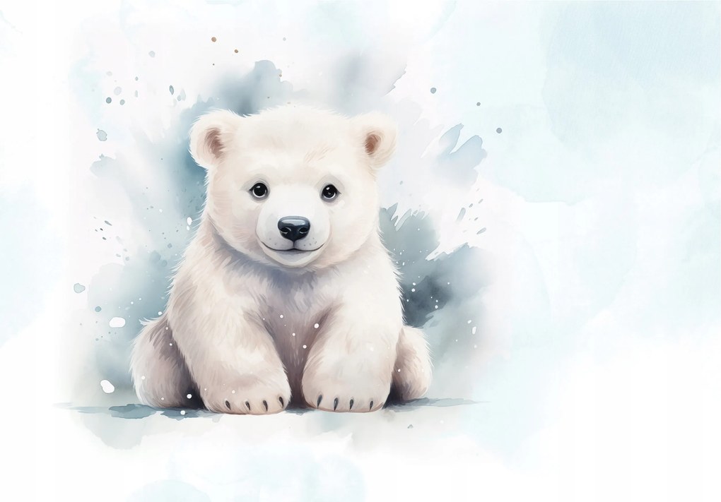 Flizelin fotótapéta Akvarell mackók a gyerekszobába 400x280 +ragasztó