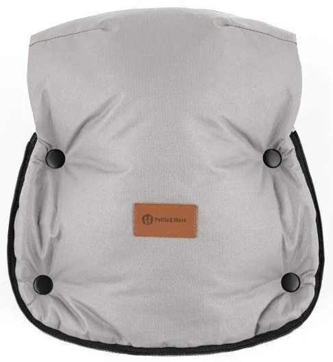 PETITE&amp;MARS-KÉSZLET Baba bundazsák 4 az 1-ben ARCTIC + babakocsi kézvédők Champagne Shower