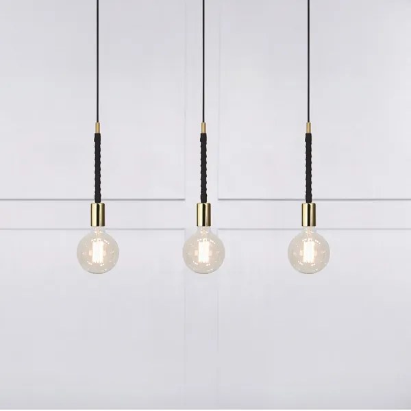 Markslöjd 106708 - Csillár zsinóron SEDLO 3xE27/60W/230V