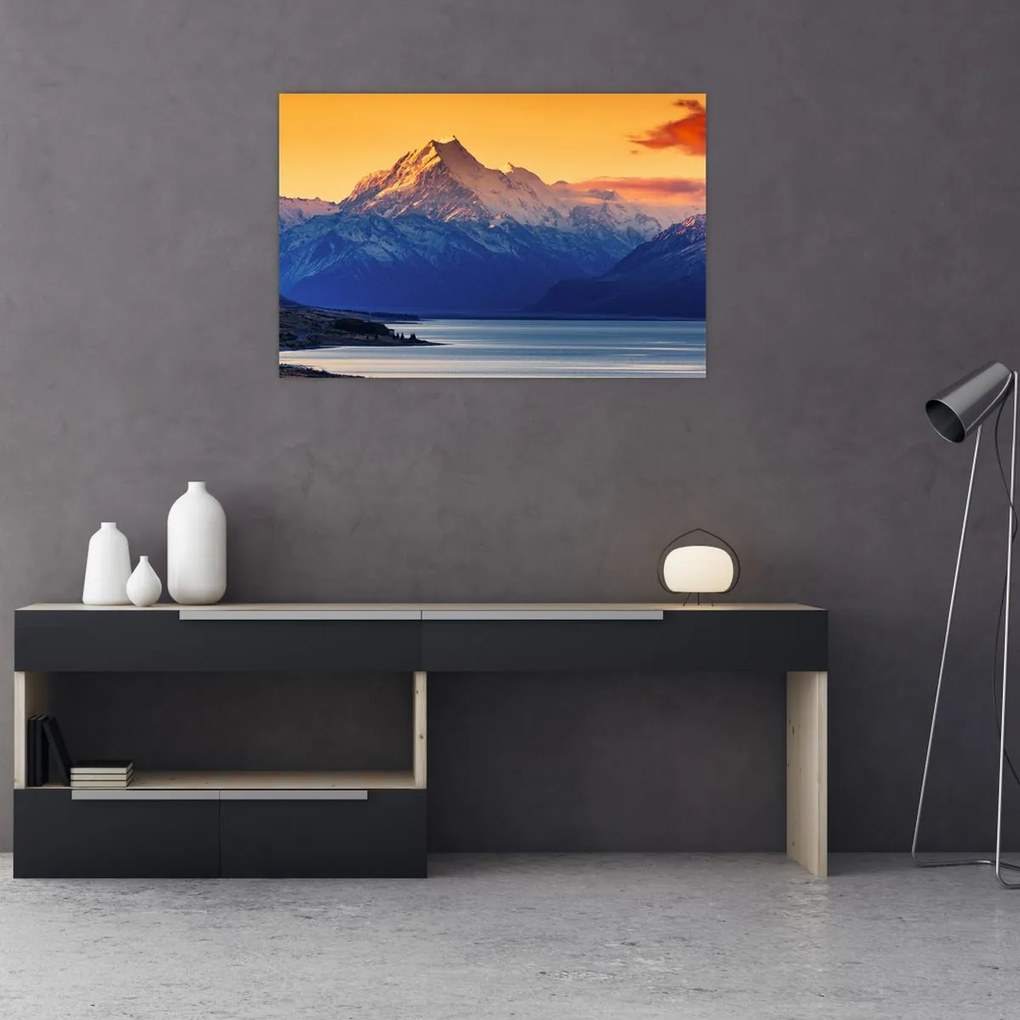 Kép - Pukaki-tó (90x60 cm)