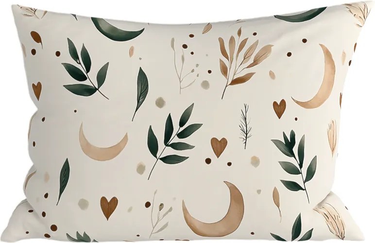 Mikroszálas párnahuzat BOHO MOON 50x70 cm, krémszínű