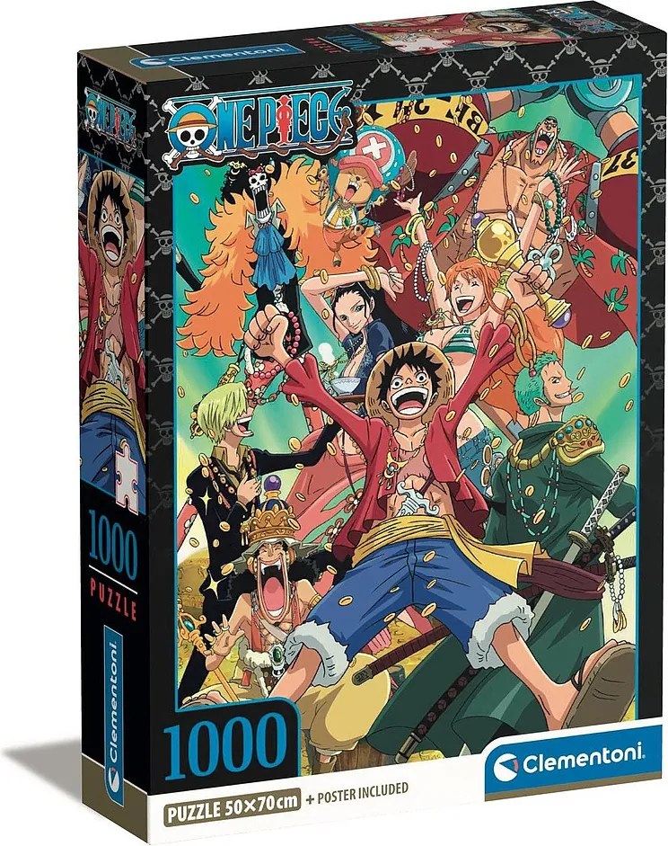 One Piece Treasure 1000 db-os puzzle Clementoni