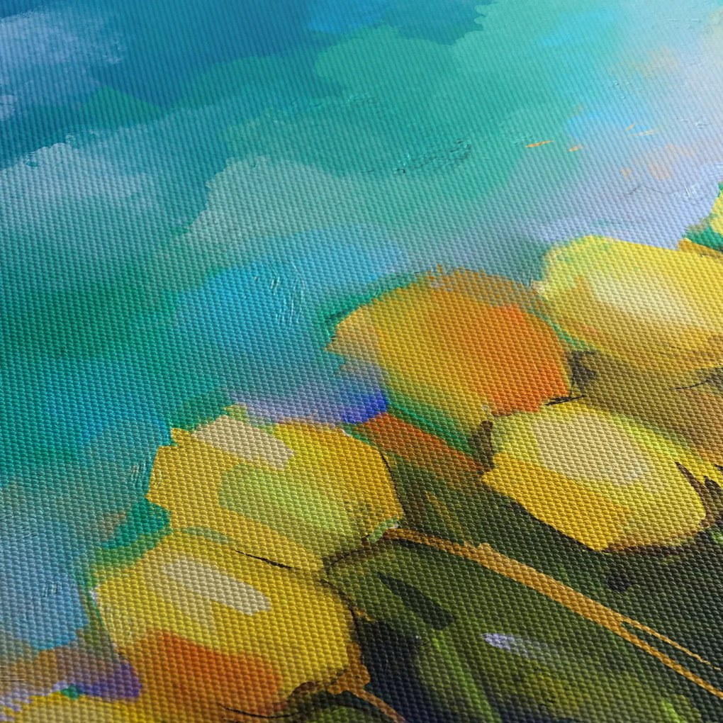 Sárga tulipán képe (150x105 cm)