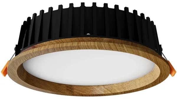 APLED - LED Lámpa RONDO WOODLINE LED/12W/230V 3000K átm. 20 cm tölgy tömör fa