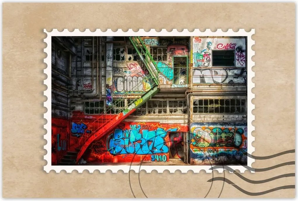 Poszterek 120x80 Graffiti Utcaművészet