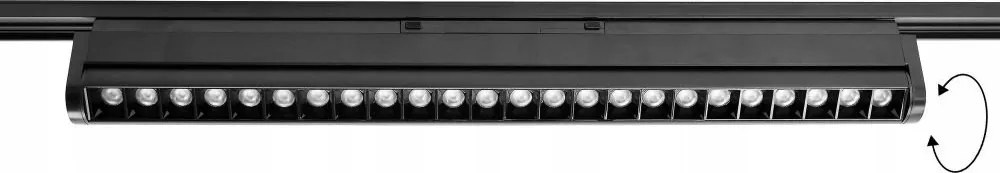 Lámpa spot mágneses sín 48V Led 24W 3000K Komatsu Slim 606