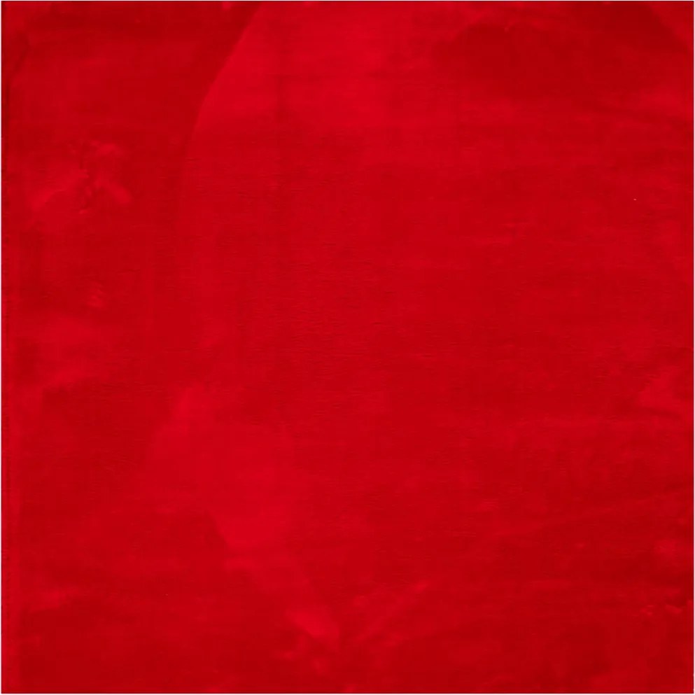 vidaXL HUARTE piros rövid szálú puha és mosható szőnyeg 160 x 160 cm