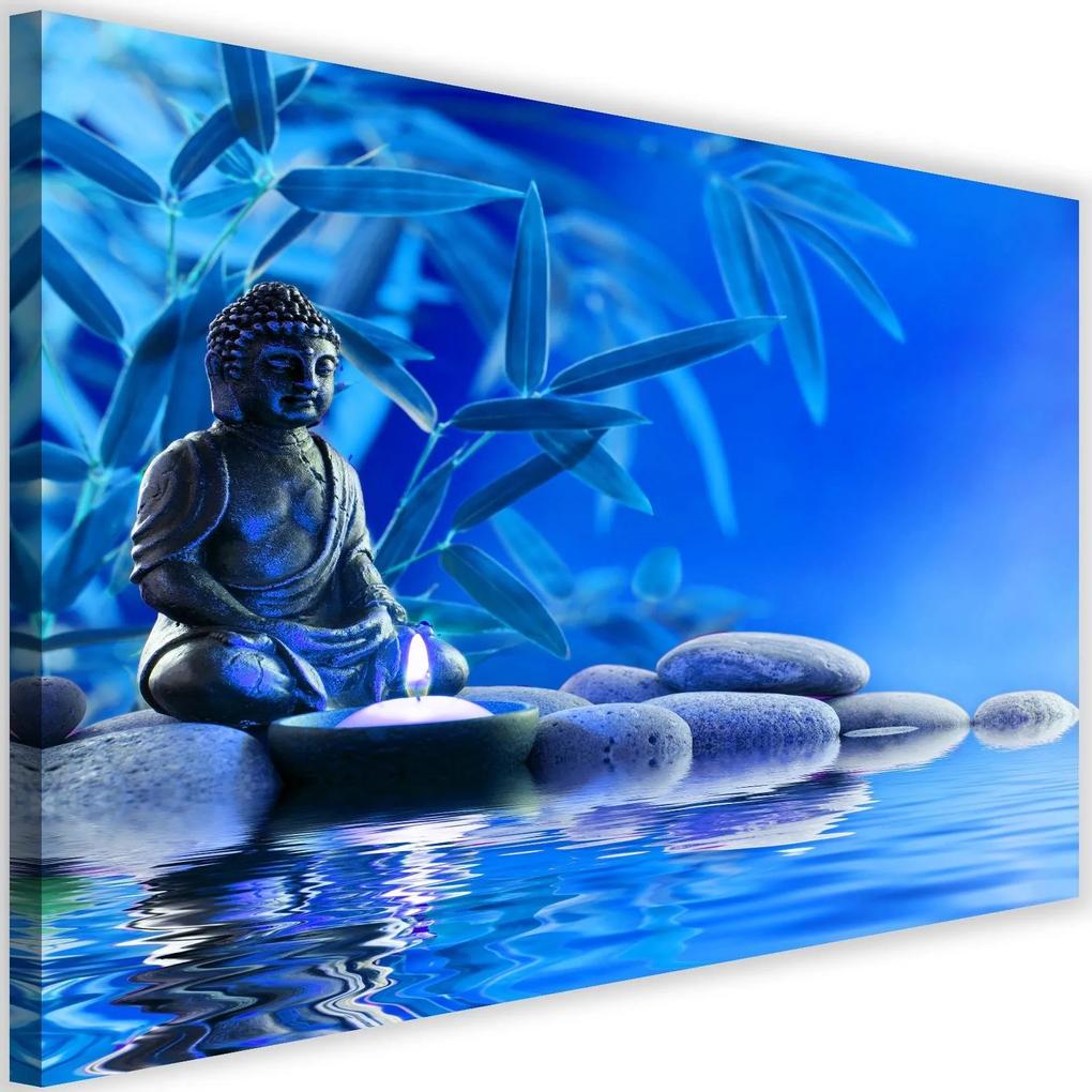 Modern kép 120x80cm &#8211; Buddha Over The Water On The Rocks 