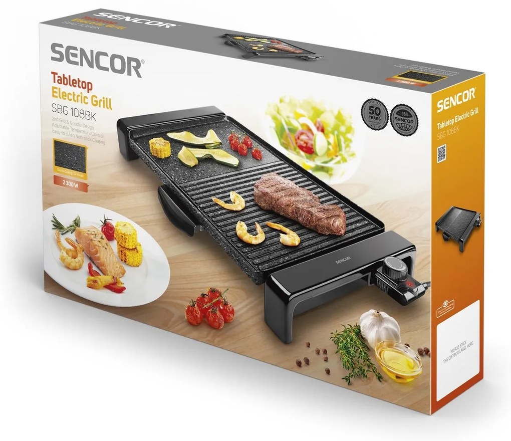 Sencor SBG 108BK elektromos grill