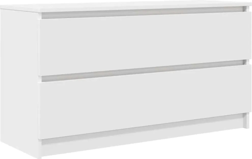 vidaXL fehér szerelt fa TV-szekrény 100x35x54 cm