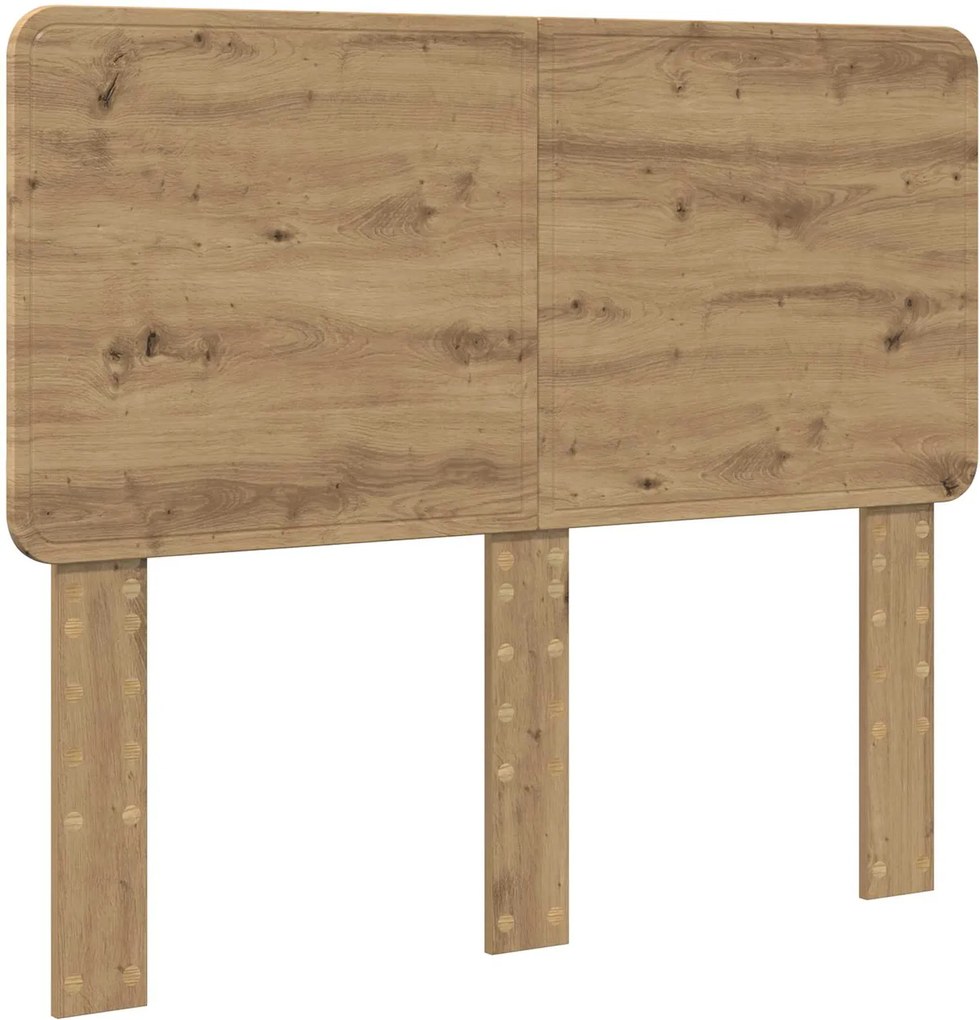 vidaXL Fejtámla Artisan tölgy 120 cm Faanyag