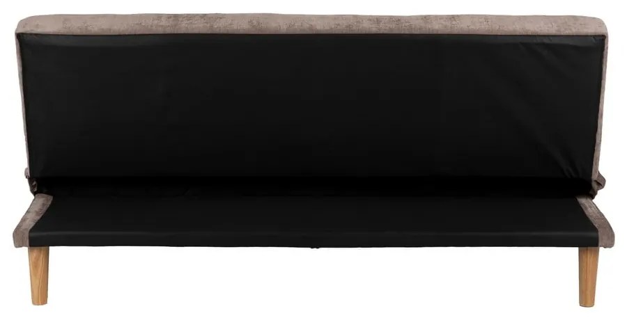 Barna zsenília kinyitható kanapé 178 cm – Ixia