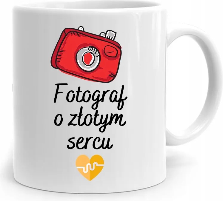 Fotós Bögre Arany Szívű Fotós Nyomtatással