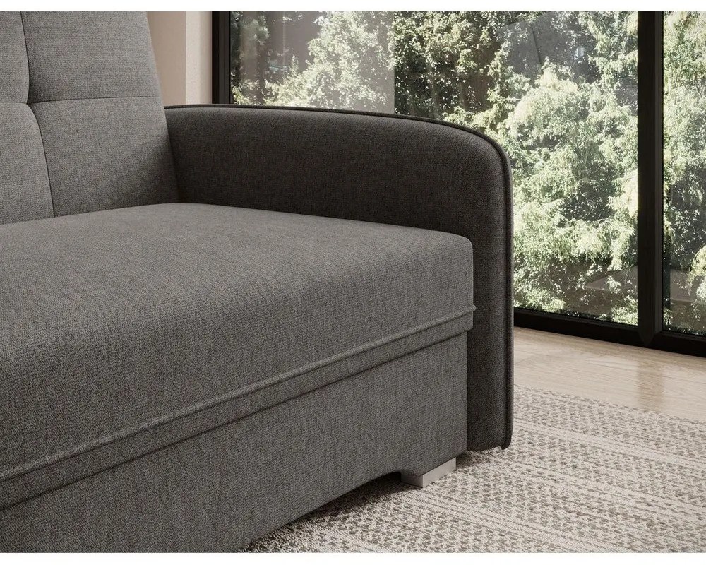 Sötétszürke fotel Laine – ELTAP