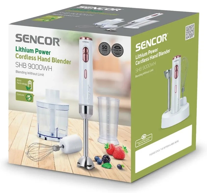 Sencor SHB 9000WH vezeték nélküli botmixer