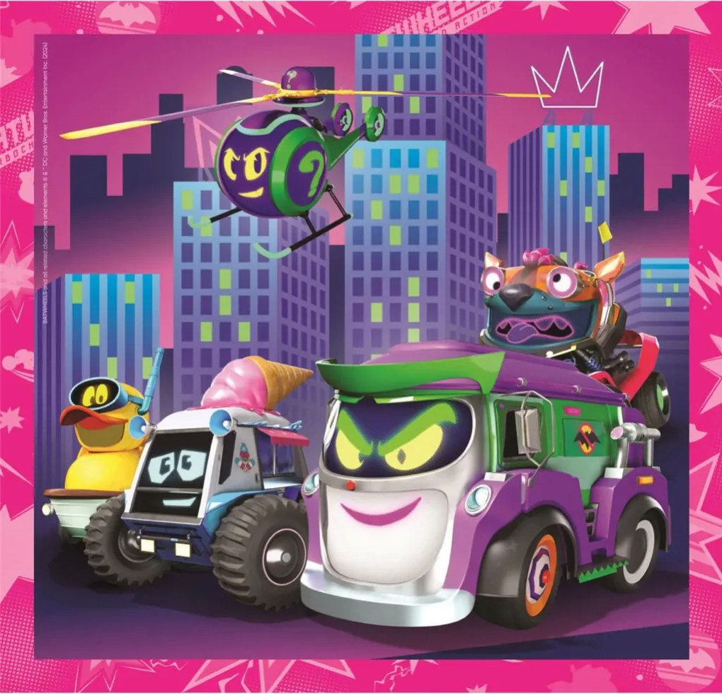 Batman Batwheels 3x48 db-os puzzle Clementoni