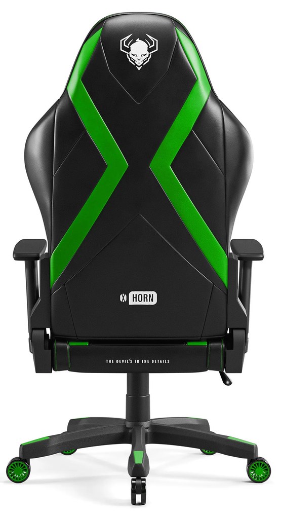 Diablo X-Horn 2.0 gamer szék Átlagos méret: Fekete-zöld