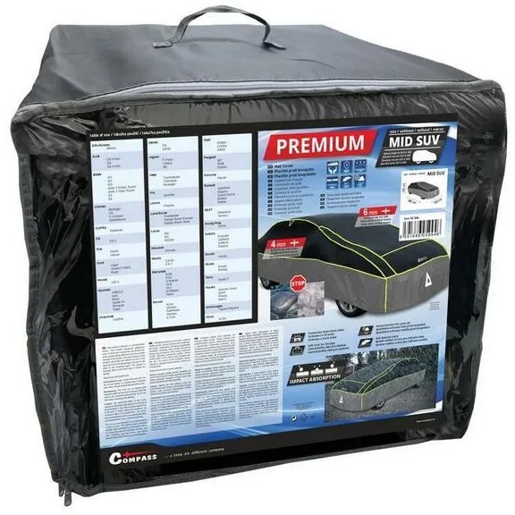 Compass PREMIUM MID SUV jégeső elleni védőfólia480 x 195 x 155 cm