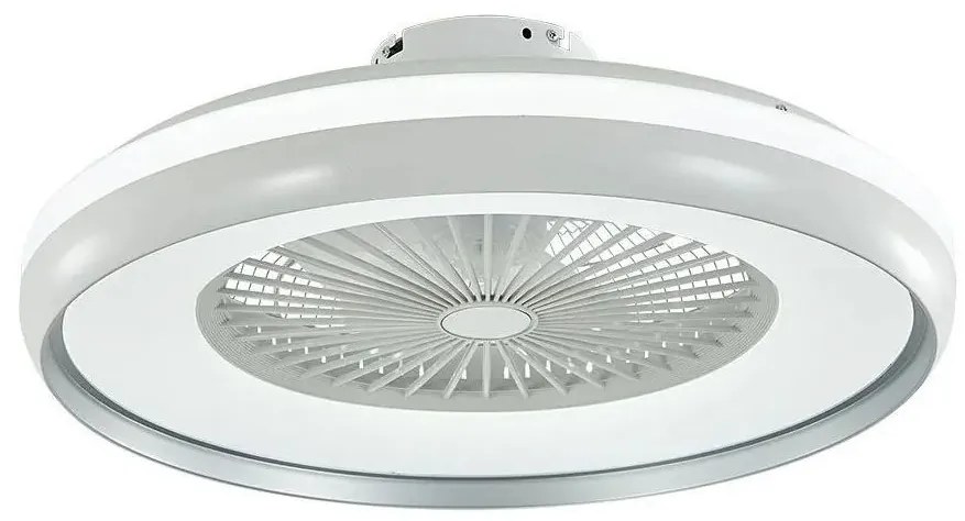 LED Mennyezeti lámpa ventilátorral LED/45W/230V 3000/4000/6500K szürke