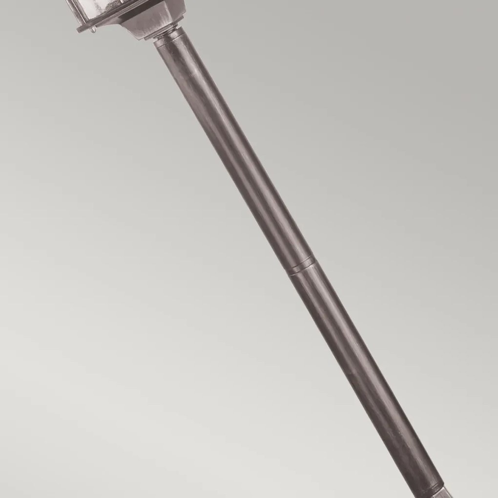 ELSTEAD WX4 WEXFORD Klasszikus Kültéri Állólámpa Fekete, Ezüst E27 IP43