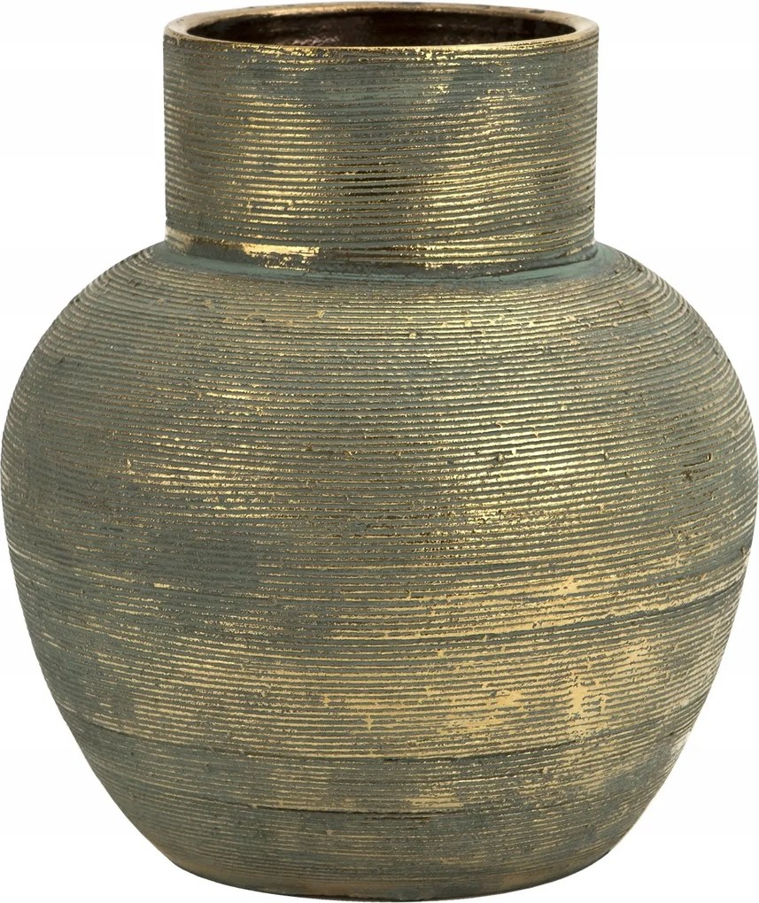 Kerámia váza kék-arany 24 cm AP171381