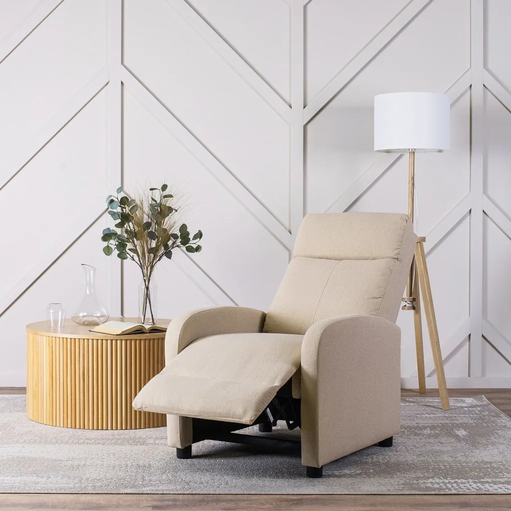 TV és Relaxfotel Bézs Színben. DANNY