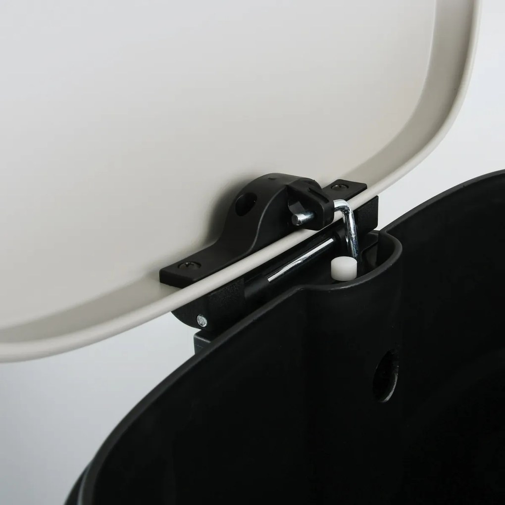 Spirella Pedálový odpadkový koš soft-close Akira 50 l, matt white, 50 l