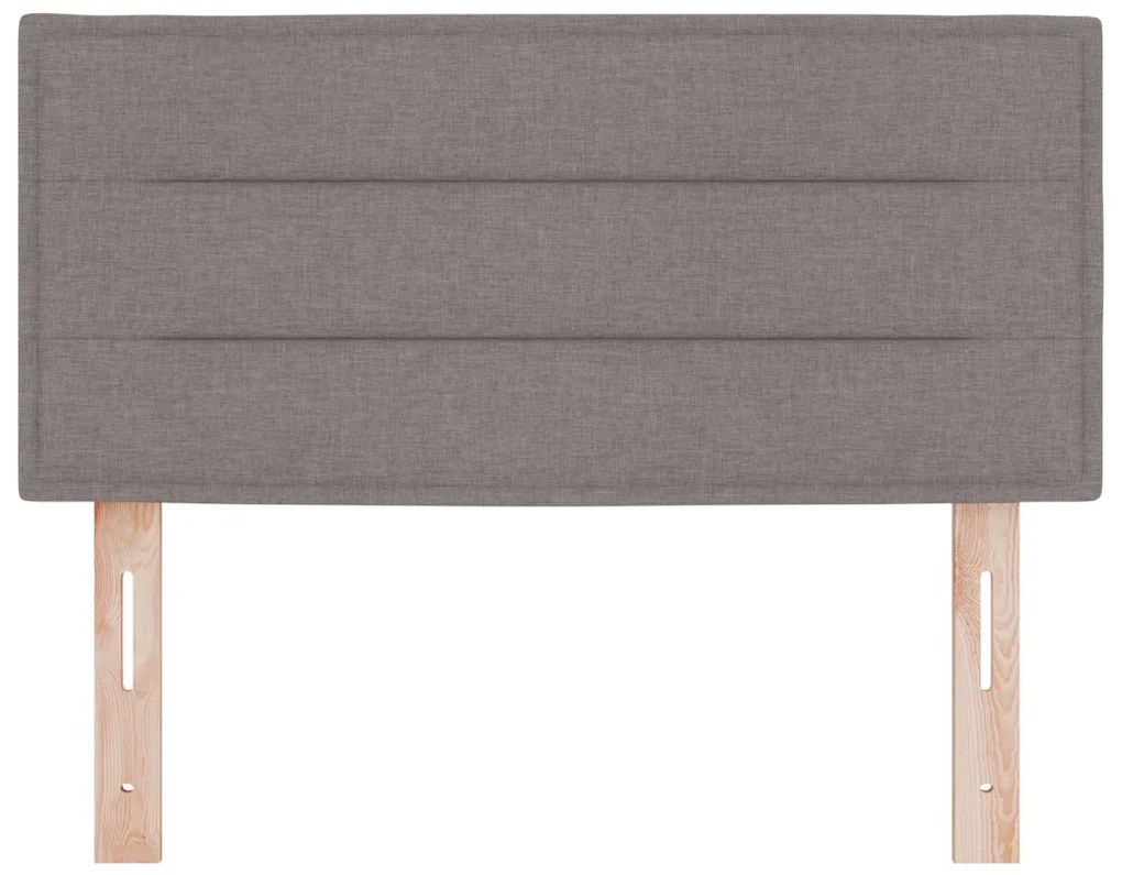 LED ágytámla LED -es lámpákkal Tópszínű 80 cm szövet