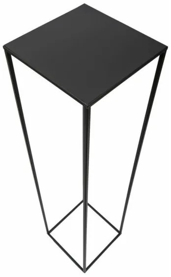 Virágállvány 100x24 cm fekete