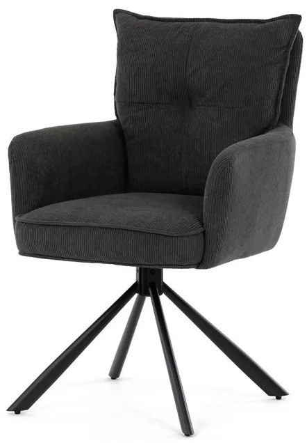 Szürke Kordbársony Étkezőszék. HC-X1128 GREY2