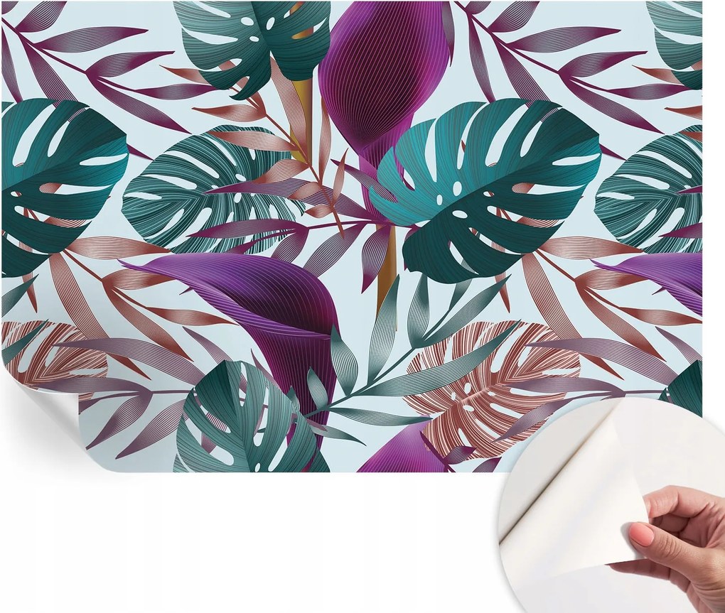 Öntapadós fotótapéta Falra 3D Loft Trópusi kompozíció 104x70 cm