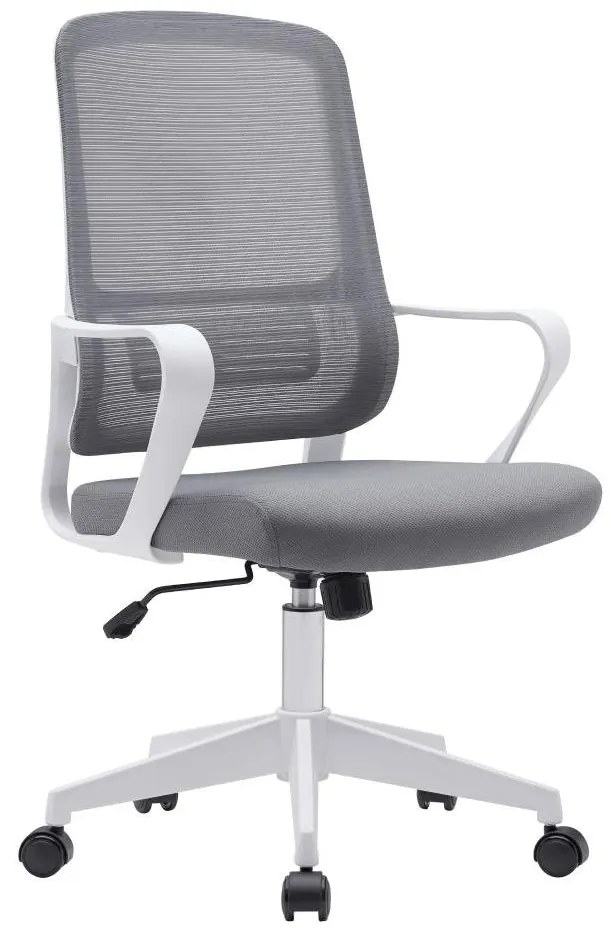 Irodai fotel SALOMI (szürke + fehér). 1091485