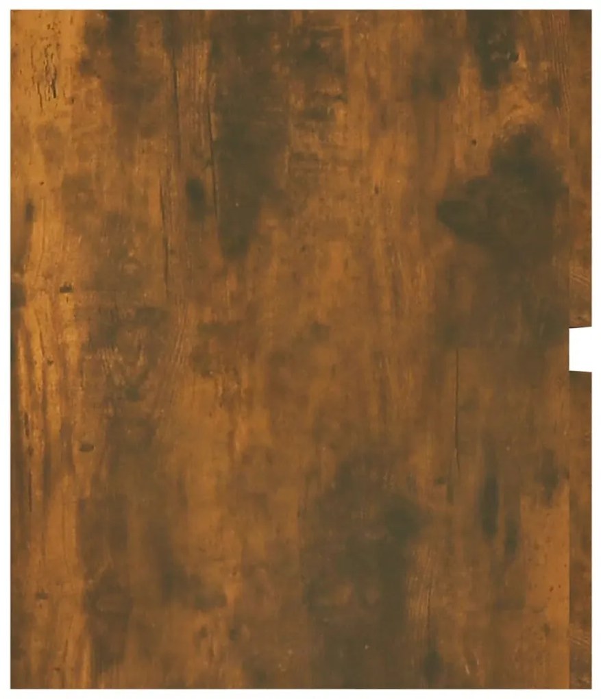 Füstös tölgy színű szerelt fa mosdószekrény 100 x 38,5 x 45 cm