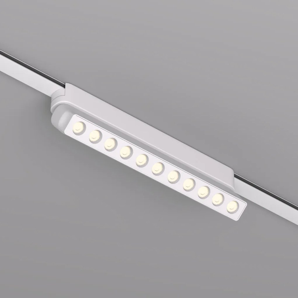 DK/EU-5338-WH Slim magnetic track light AIR GRILL, 12W, 4000K, white color — DK/EU-5338-WH
