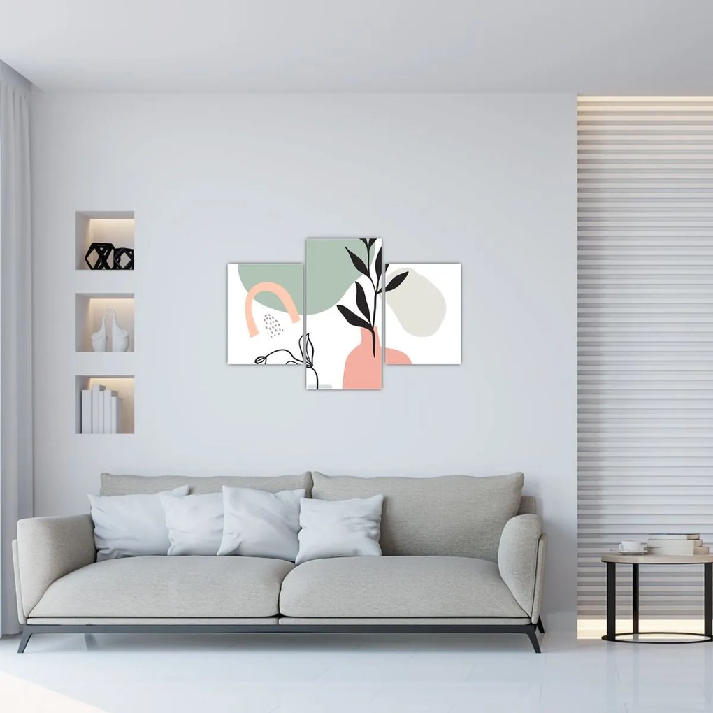 Kép - Virágok vázában N⁰3 (90x60 cm)