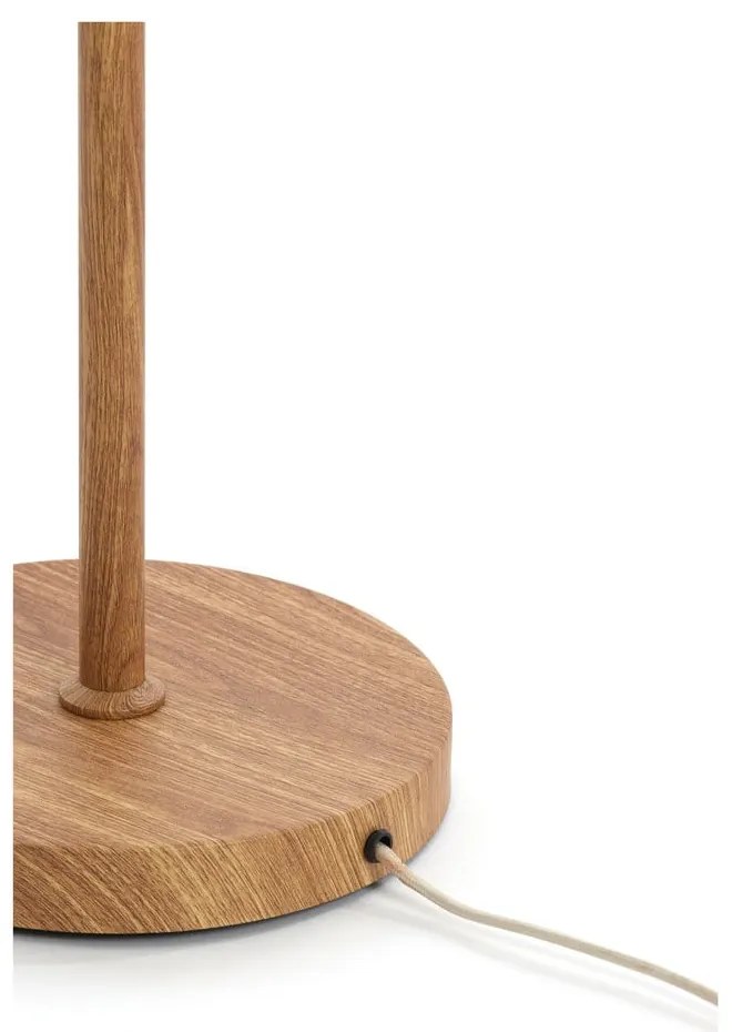 Natúr színű állólámpa textil búrával (magasság 159 cm) Dania – Light &amp; Living