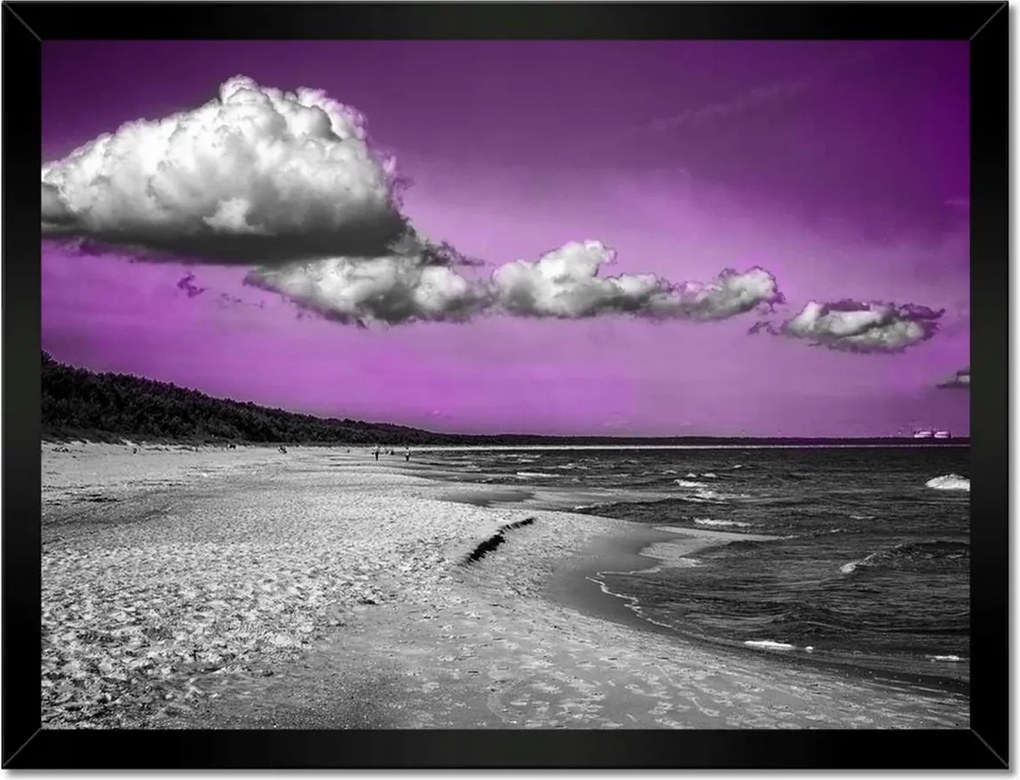 Poszterek keretben 40x30 Lengyel tenger tengerpart