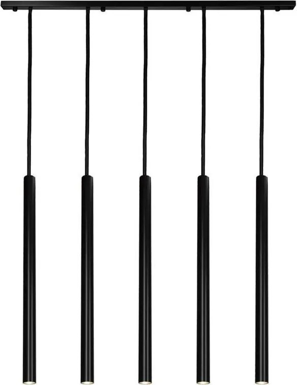 ANTIGO 5528 YABU Hengeres Függesztett Lámpa Fekete GU10 IP20