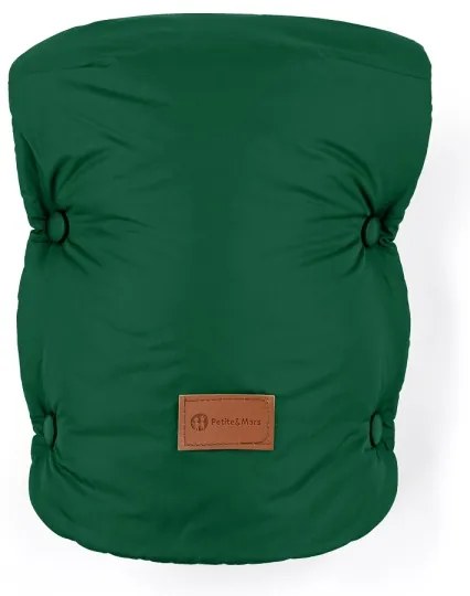 PETITE&MARS - 3v1 fusak JIBOT + rukávníky na kočárek, zelený