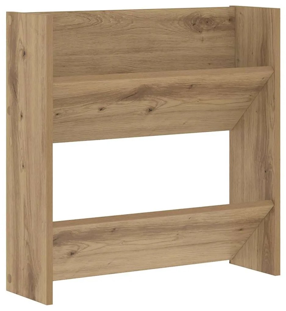 Fali cipőtartó 2 pcs Artisan tölgy 60 x 18 x 60 cm Faanyag