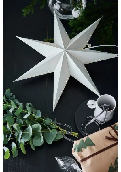 Markslöjd 705930 - Karácsonyi dekoráció LIVELY 1xE14/6W/230V átm. 60 cm szürke