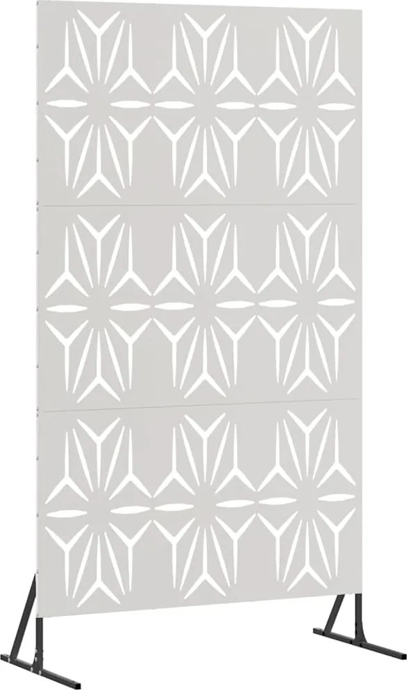 vidaXL Magánszféra Képernyő Szürke 100 x 50 x 180 cm Acél