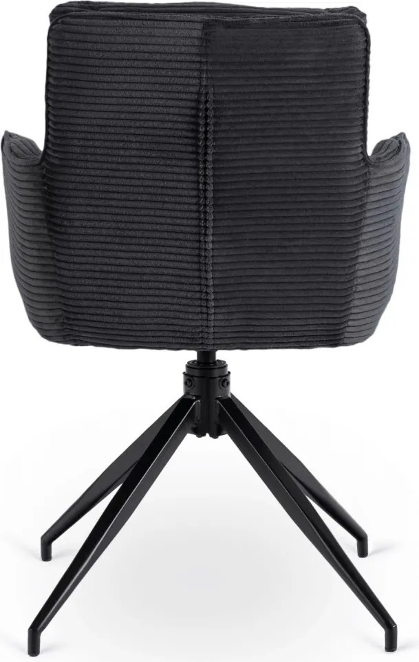 KRZESŁO Obrotowe AKITA Czarne